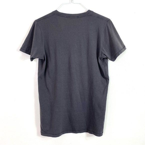 ALTERNATIVE earth Laura Flook Logo Print Organic Cotton T-Shirt in Gray Size S - Picture 3 of 6